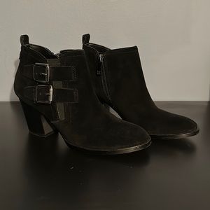 Black Suede Ankle Boots